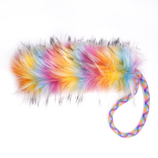 TUG MULTICOLOR IN PELLICCIA SINTETICA